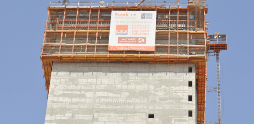Tru lift climbing formwork