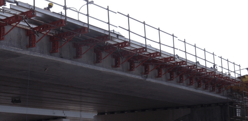 Image showing construction of Athabia Flyover